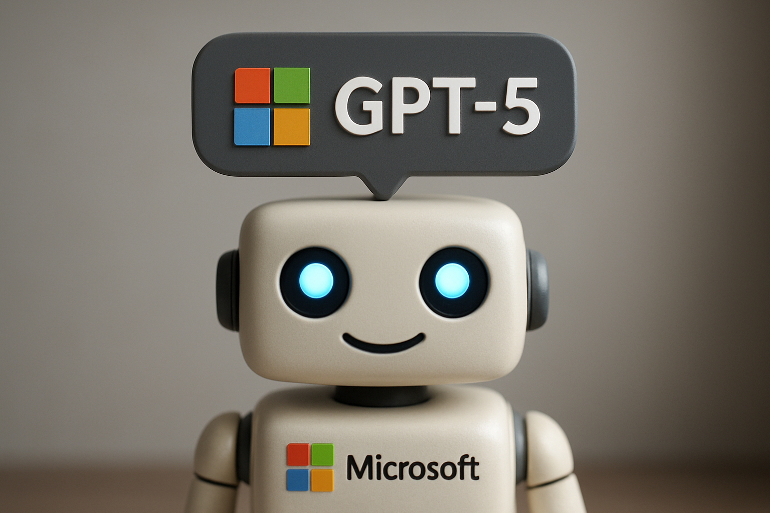 A chatbot with M365 logo and GPT5 text-1
