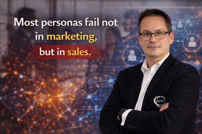 Persona creation with AI for more precise B2B lead research